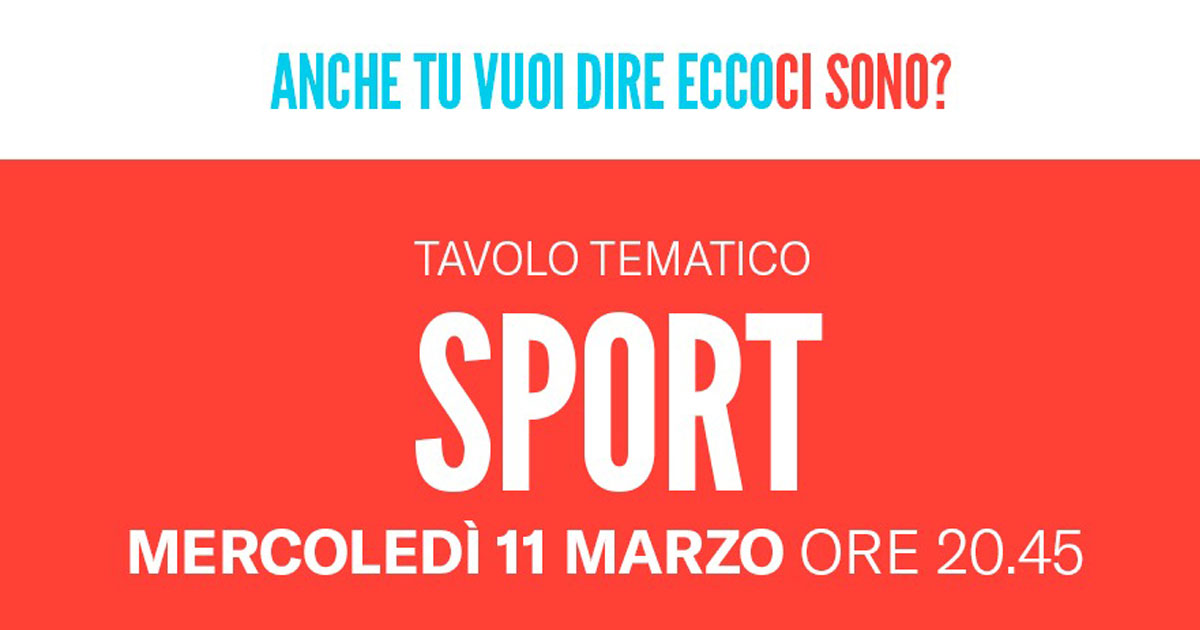 tavolo tematico sport mauro gattino sindaco